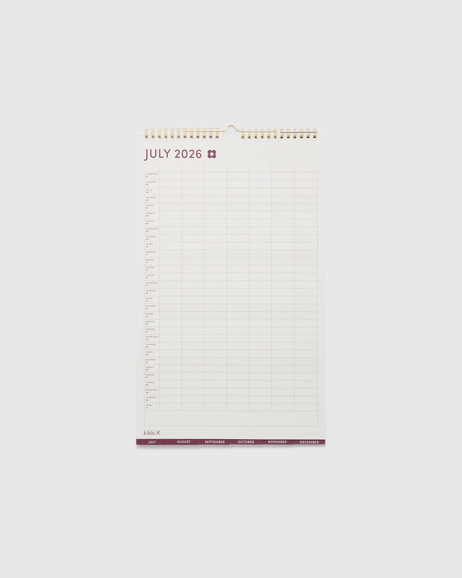 Household Calendar Small 2026 - Image 3