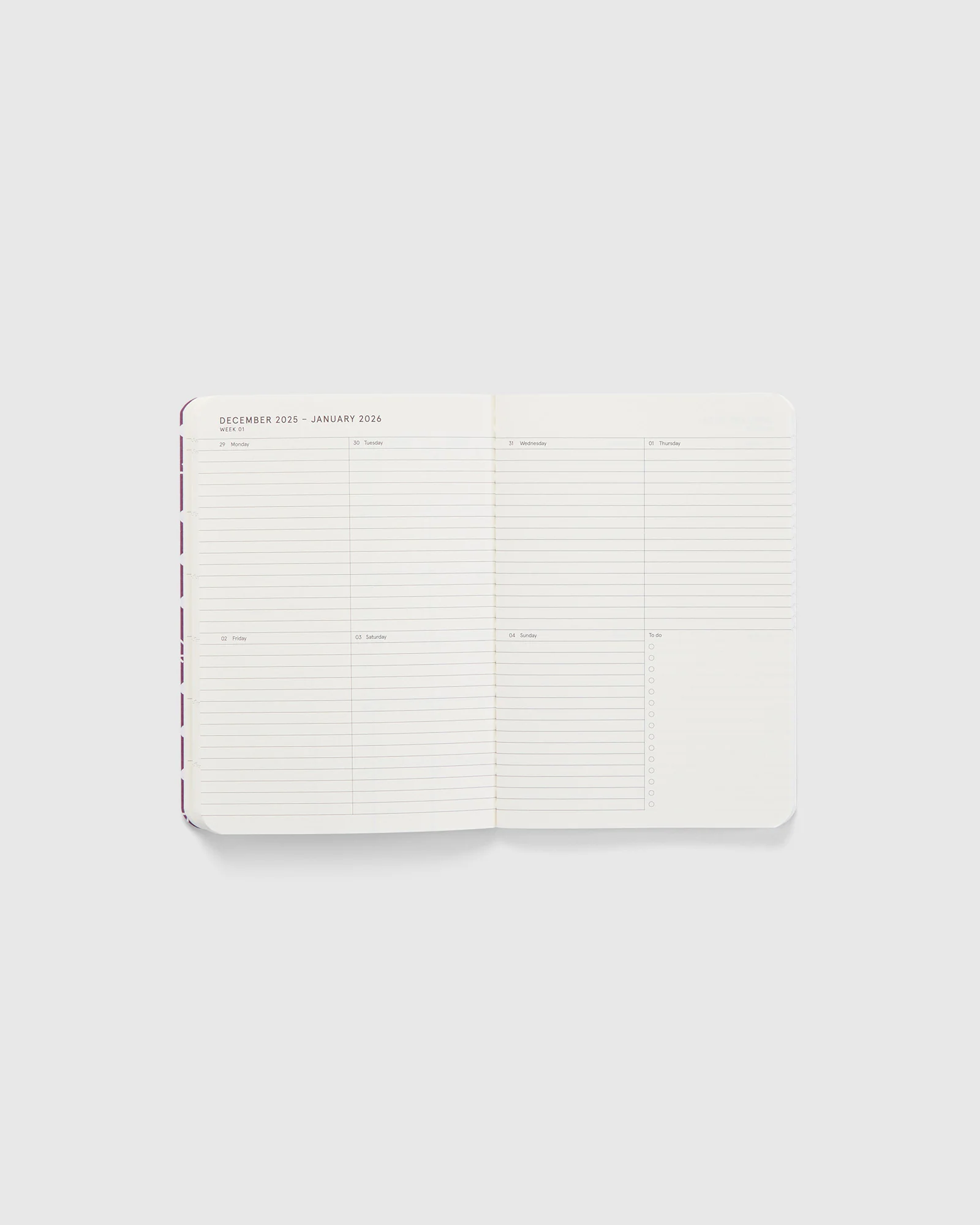 Stitch Weekly Diary B7 2026 - Image 8