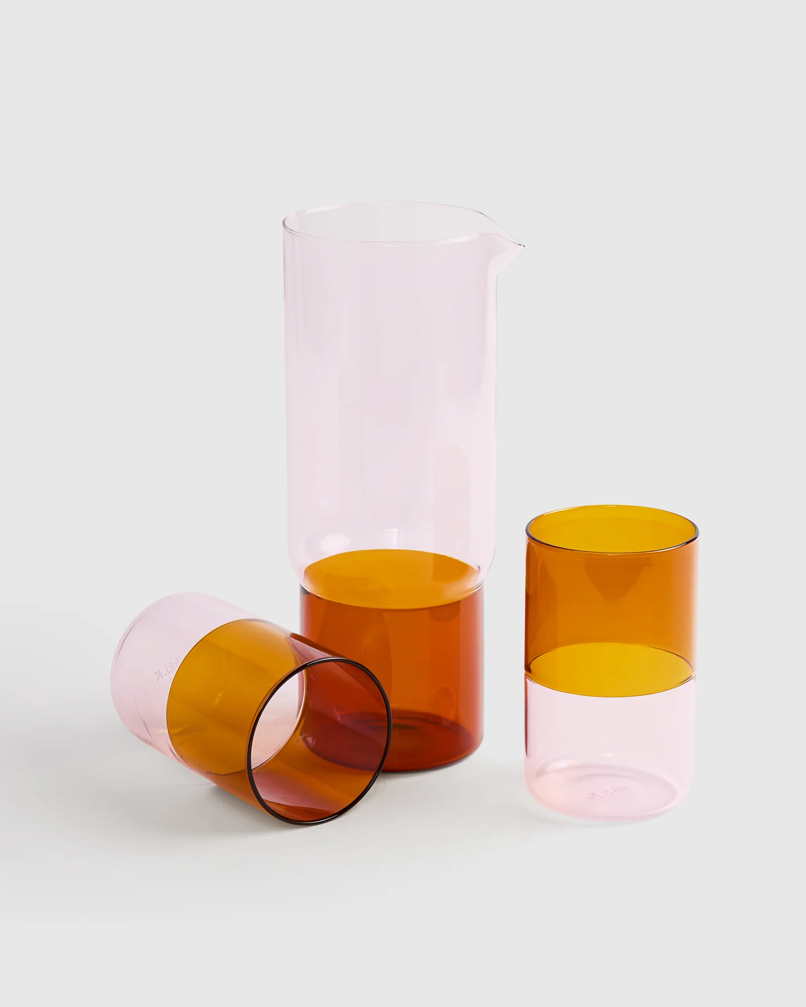 Two-Tone Glass Carafe - Image 5